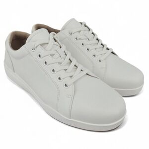 Abeo Encore White Leather Sneakers Sz 8‎ W Wide Comfort Arch Orthopedic New